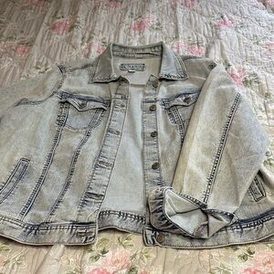 Maurices Light Wash Denim Jacket